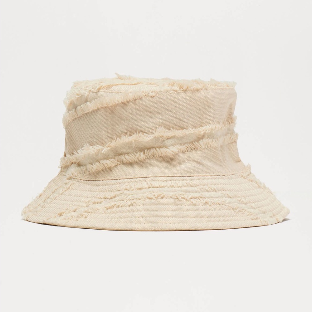 Beige Bucket Hat